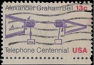 #1683 13c Telephone Centennial 1976 Used