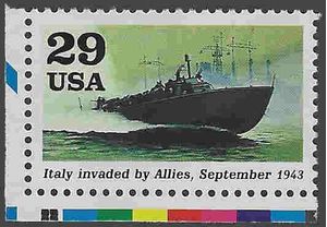 #2765f 29c World War II Italy Invaded 1943 1993 Mint NH