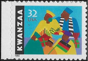 #3175 32c Kwanzaa 1997 Mint NH