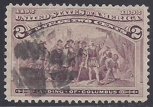 # 231 2c Columbian Exposition Landing of Columbus 1893 Used