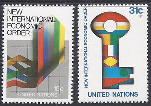 UN New York # 316-317 1980 Mint NH Set of 2