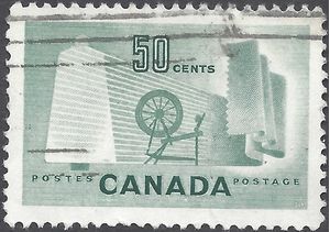 Canada # 334 1953 Used
