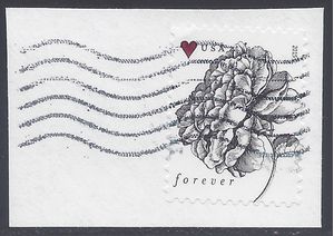 #4959 (49c Forever) Vintage Rose 2015 Used