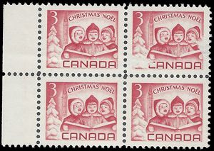 Canada # 476 1967 Used Block of 4