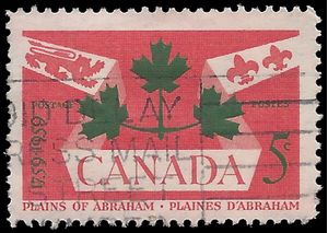Canada # 388 1959 Used