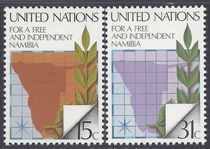 UN New York # 312-313 1979 Mint NH Set of 2