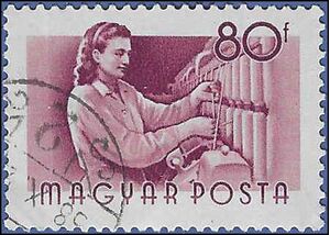 Hungary #1125 1955 CTO