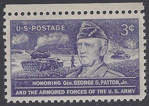 #1026 3c Gen. George S. Patton 1953 Mint NH