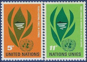 UN New York # 139-140 1965 Mint H Set of 2