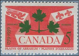 Canada # 388 1959 Used