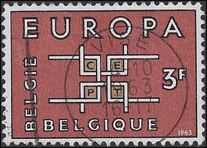 Belgium # 598 1963 Used