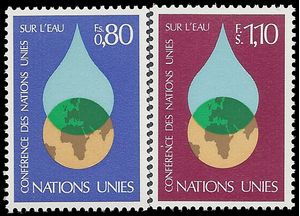 UN Geneva # 65-66 1977 Mint NH