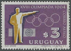 Uruguay #C280 1965 Used