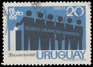 Uruguay # 812 1971 Used