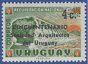 Uruguay # 727 1966 Mint NH