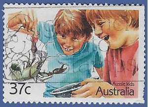 Australia #1040 1987 Used Fault
