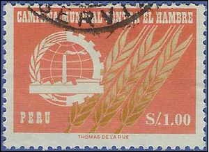 Peru # 489 1963 Used