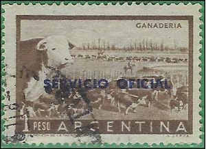 Argentina #O 98 1959 Used