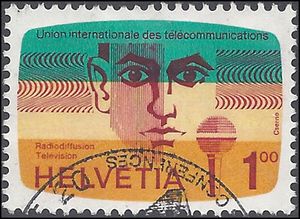 Switzerland #10O13 1976 Used International Telecommunication Union