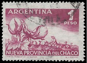 Argentina # 655 1956 Used
