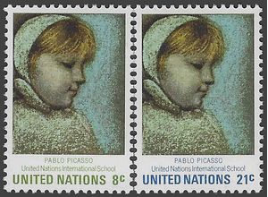 UN New York # 224-225 1971 Mint LH Set of 2