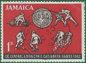 Jamaica # 197 1962 Used CDS Corner Crease