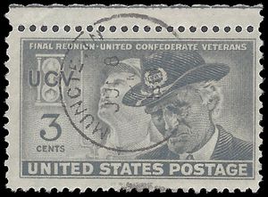 # 998 3c Confederate Veterans Final Reunion 1951 Used