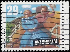 #2722 29c American Music Series Oklahoma! 1993 Used
