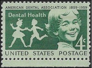 #1135 4c Dental Health 1959 Mint NH