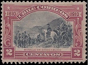 Chile #  84 1910 Used