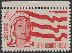 #1199 4c 50th Anniversary of the Girl Scouts 1962 Mint NH