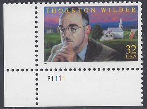 #3134 32c Thornton Wilder P# 1997 Mint NH