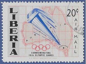 Liberia #C105 1956 CTO H