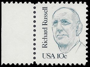 #1853 10c Great Americans Richard Russell 1984 Mint NH