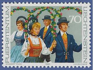 Liechtenstein # 695 1980 Mint H