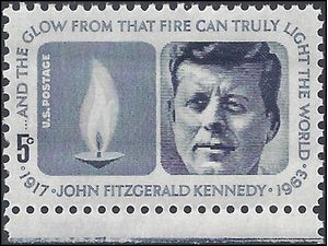 #1246 5c John F. Kennedy Memorial 1964 Mint NH