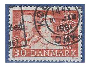 Denmark # 374 1960 Used