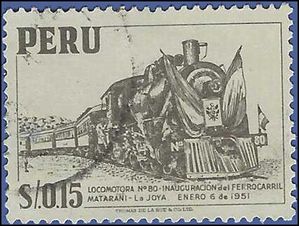 Peru # 460 1953 Used