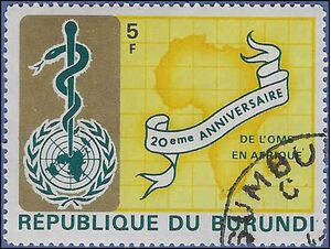Burundi # 269 1969 CTO