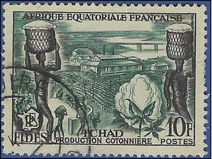 French Equatorial Africa #190 1956 Used
