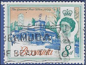Bermuda # 181 1962 Used