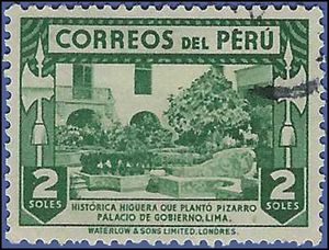 Peru # 382 1938 Used