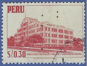 Peru # 470 1957 Used