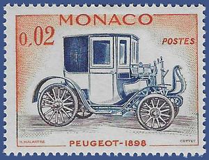 Monaco # 486 1961 Mint H