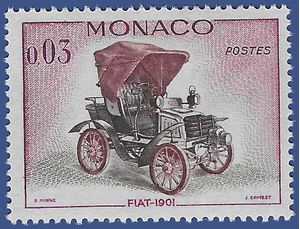 Monaco # 487 1961 Mint H