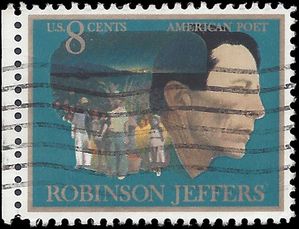 #1485 8c American Arts Robinson Jeffers 1973 Used