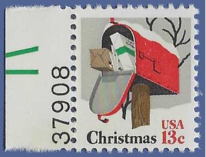 #1730 13c Rural Mailbox 1977 Mint NH