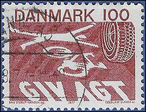 Denmark # 599 1977 Used