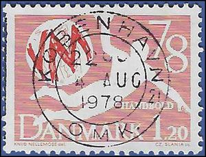 Denmark # 611 1978 Used