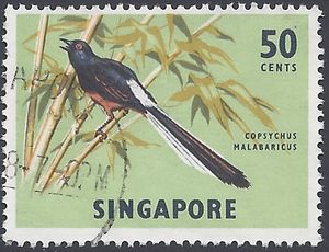 Singapore # 66 1963 Used